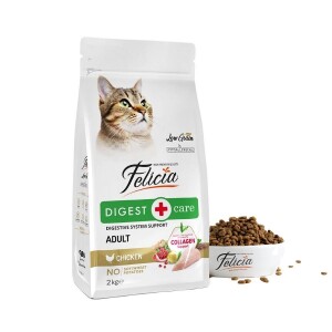 Felicia Yetişkin Tavuklu Az Tahıllı HypoAllergenic Kedi Maması 2 kg - 1