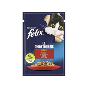 Felix Jöle İçinde Sığır Etli Yetişkin Kedi Konservesi 85 gr - Felix