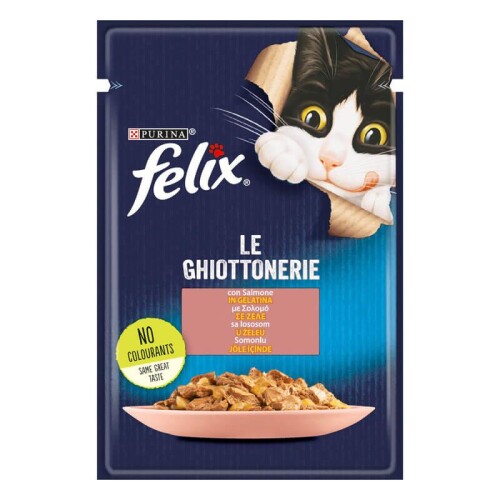 Felix Pouch Somonlu Kedi Konservesi 85 gr - 1