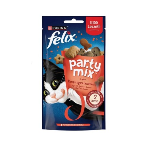 Felix Party Mix Karışık Izgara Lezzetleri Kedi Ödül Maması 60 Gr - 1