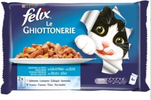 Felix Somon ve Ton Balıklı Yetişkin Kedi Konservesi 85 gr X 4 Adet - Felix
