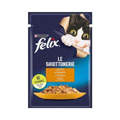 Felix Pouch Tavuklu Yetişkin Kedi Konservesi 85 gr - 1