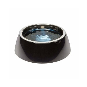 Ferplast Jolie Kedi ve Köpekler için Çelik Mama ve Su Kabı Siyah 850 ml M - Ferplast