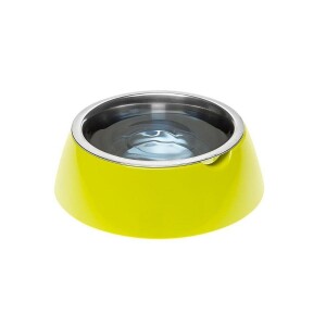 Ferplast Jolie Kedi ve Köpekler için Çelik Mama ve Su Kabı Yeşil 500 ml S - Ferplast