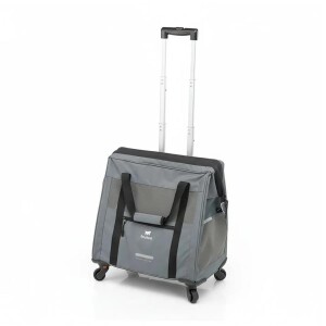 Ferplast Voyager 450 Kedi ve Köpek Tekerlekli Taşıma Çantası Gri 46x26x48 cm - Ferplast