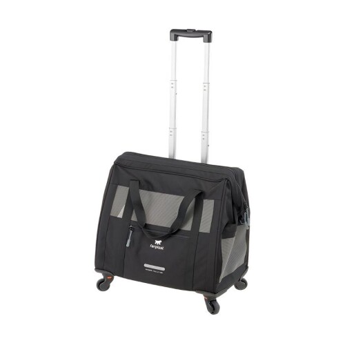Ferplast Voyager 450 Kedi ve Köpek Tekerlekli Taşıma Çantası Siyah 46x26x48 cm - 1
