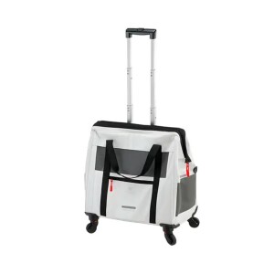 Ferplast Voyager 450 Tekerlekli Evcil Hayvan Taşıma Çantası Beyaz 46x26x48cm - Ferplast