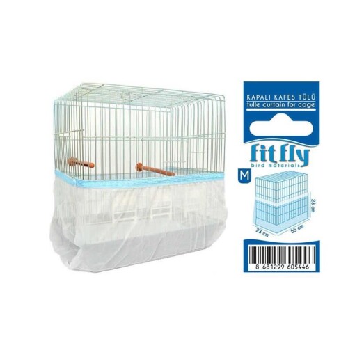 Fit Fly Kapalı Lüx Kuş Kafesi Tülü Medium - 1