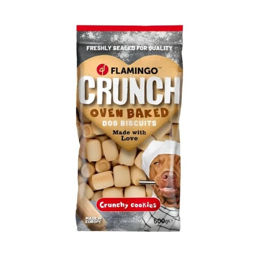 Flamingo Crunch Mini Bisküvi Köpek Ödül Maması 500 Gr - 1