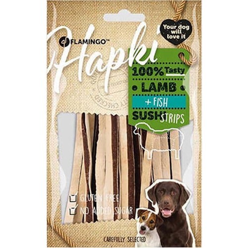 Flamingo Hapki Glutensiz Kuzu ve Balıklı Sushi Köpek Ödülü 85 gr - 1