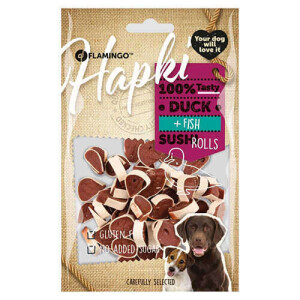 Flamingo Hapki Glutensiz Ördek ve Balıklı Köpek Ödülü 85 gr - Flamingo
