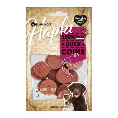 Flamingo Hapki Glutensiz Ördekli Coins Köpek Ödülü 85 gr - 1