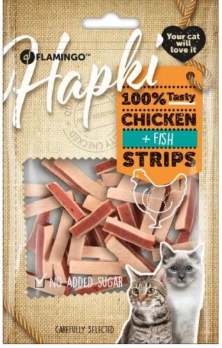 Flamingo Hapki Glutensiz Tavuklu Kedi Ödülü 85 gr - 1