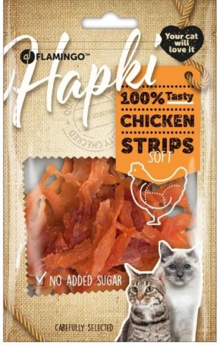 Flamingo Hapki Strips Tavuklu Kedi Ödülü 85 gr - 1