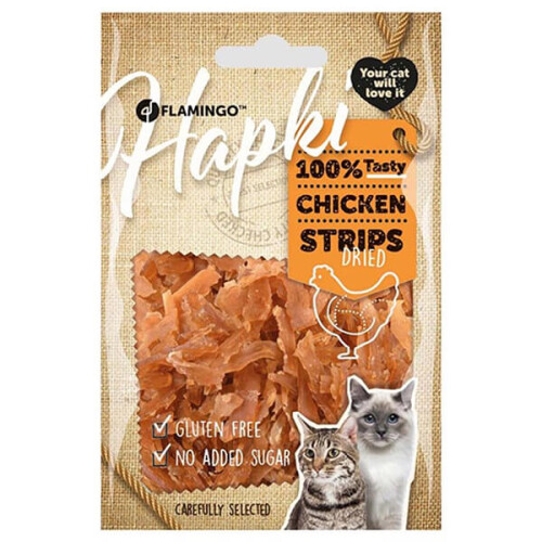 Flamingo Hapki Tavuklu Glutensiz Şerit Kedi Ödülü 50 gr - 1
