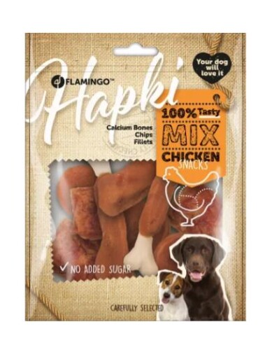 Flamingo Hapki Tavuklu Karışık Köpek Ödül Maması 170 Gr - 1