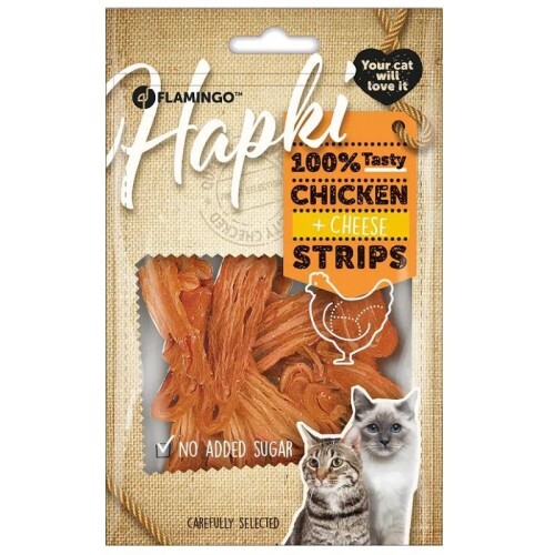 Flamingo Hapki Tavuklu ve Peynirli Kedi Ödül Maması 85 Gr - 1