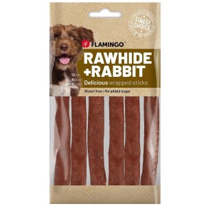 Flamingo Rhide Tavşanlı Çubuk Köpek Ödül Maması 12 Cm 70 Gr - Flamingo