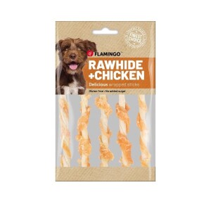 Flamingo Rhide Tavuk Sargılı Glutensiz Köpek Ödül Maması 65 Gr - Flamingo