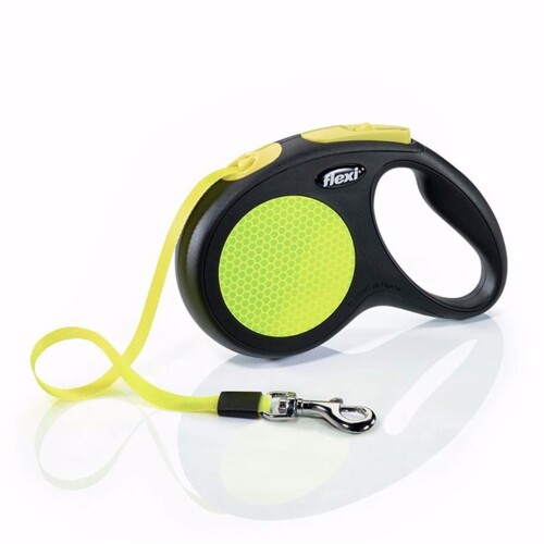 Flexi Neon 5 mt Şerit Otomatik Tasma Medium - 1