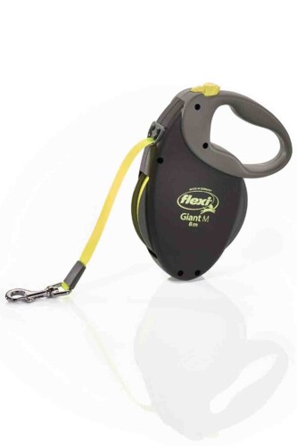 Flexi Neon Otomatik Şerit Tasma Medium Giant 8 mt - 1