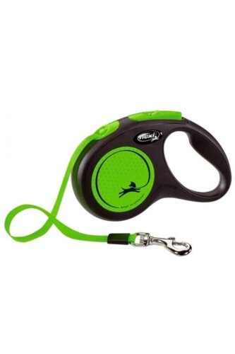 Flexi Neon Şerit Otomatik Tasma S Yeşil 5 mt - 1