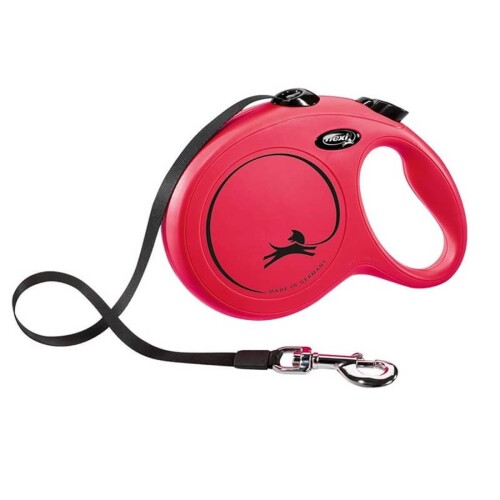 Flexi New Classic Kırmızı 8 mt Şerit Otomatik Tasma Large - 1