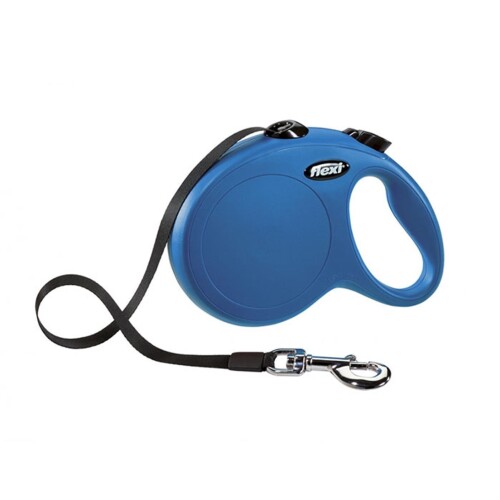 Flexi New Classic Mavi 5 mt Şerit Otomatik Tasma Large - 1