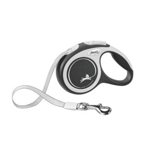 Flexi New Comfort 3 mt Siyah Şerit Otomatik Tasma XS - Flexi