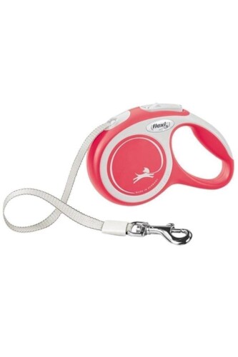 Flexi New Comfort 5 mt Şerit Otomatik Tasma Large Kırmızı - 1