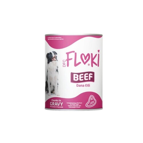 Floki Dana Etli Yetişkin Köpek Konservesi 400 gr - 1