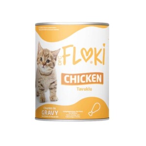 Floki Tavuklu Yavru Kedi Konservesi 400 gr - Floki