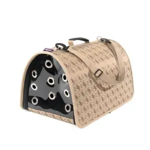 Flybag Kapalı Kahverengi Kedi Taşıma Çantası 44x28x28 cm - Flybag