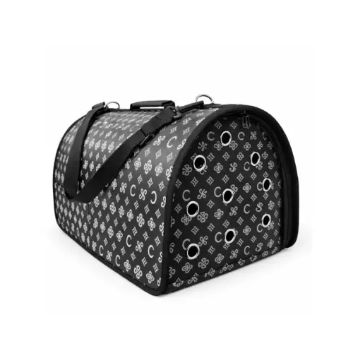 Flybag Kapalı Siyah Kedi Taşıma Çantası 44x28x28 cm - 1