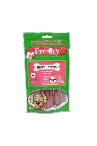 Freshy Beefy Sticks Gerçek Sığır Etli Köpek Ödül 10'lu - 1