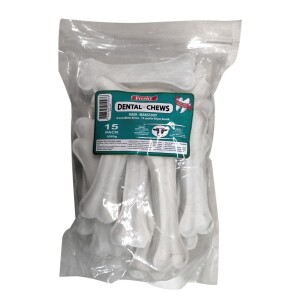 Freshy Köpekler İçin Beyaz Dental Kemik 15 cm 15 Adet - Freshy