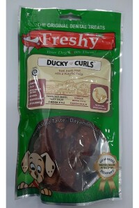 Freshy Ducky Curls Doğal Ördek Etinden Burgu Ödül - Freshy