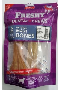 Freshy Maxi Bones Naturel Kemik Köpek Ödülü 2'li Paket - 15 cm - Freshy