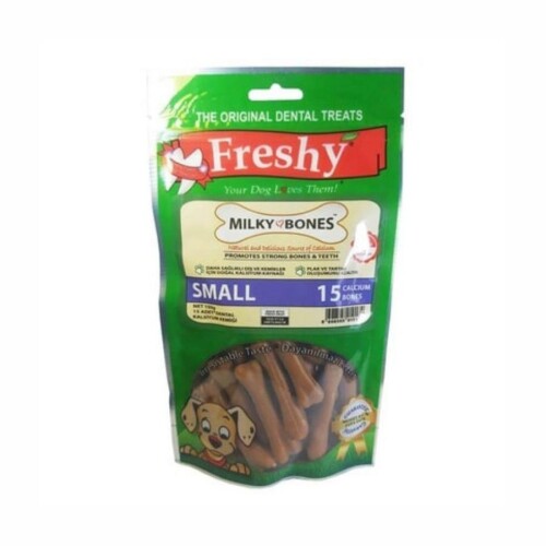 Freshy Milky Bones Kalsiyum Kemikleri Köpek Ödülü 30 Adet - 1