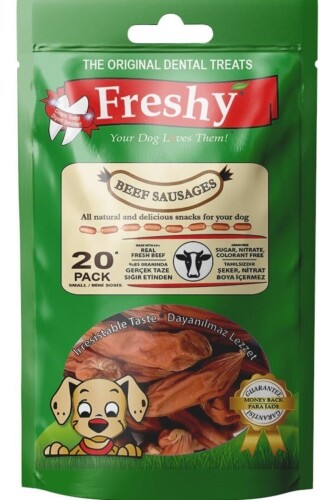 Freshy Mini Sausages Small Küçük Boy Sosis Köpek Ödülü 100 gr - 15'li Paket - 1