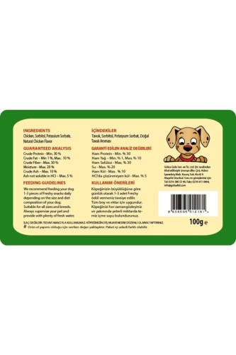 Freshy Mini Sausages Small Küçük Boy Sosis Köpek Ödülü 100 gr - 15'li Paket - 3