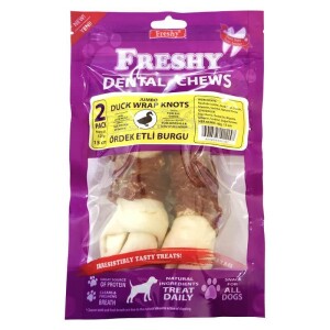 Freshy Ördek Eti Kaplı Burgu Kemik - 15 cm 2'li Paket - Freshy