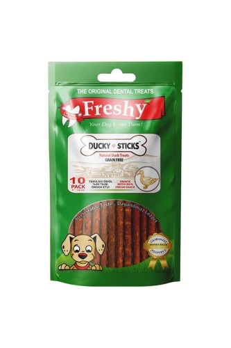 Freshy Tahılsız Ördekli Etli Sticks Köpek Ödülü 10'lu - 100 gr - 1