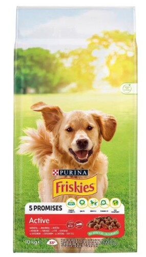 Friskies Active Biftekli Yetişkin Köpek Maması 10 kg - 1
