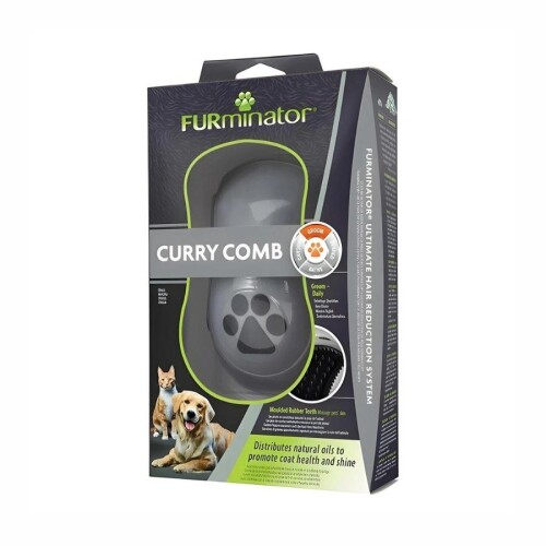 Furminatör Curry Kedi Köpek Masaj ve Yıkama Fırçası - 1