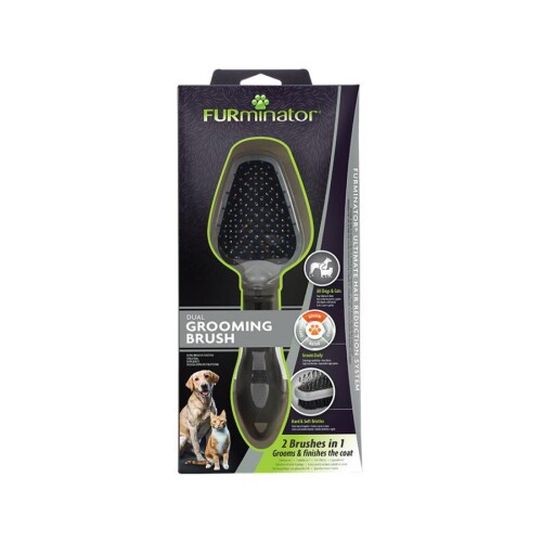 Furminator Kedi ve Köpek İçin Çift Taraflı Fırça 21 Cm - 1