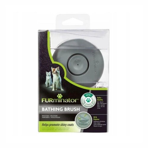 Furminator Kedi ve Köpek Şampuan Hazneli Banyo Fırçası - 1