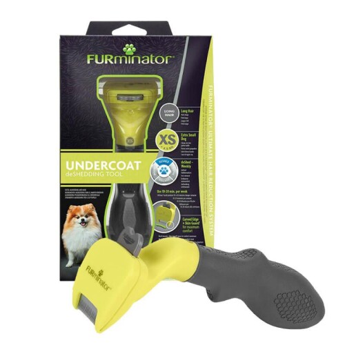 Furminator Köpek Tarağı Uzun Tüylü Köpekler İçin XS - 1