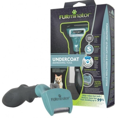 Furminator Long Hair Uzun Tüylü Kedi Tarağı S - 1