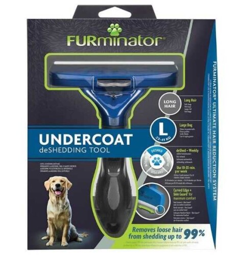 Furminator Long Hair Uzun Tüylü Köpek Tarağı L - 1